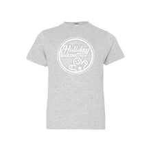 holiday baking crew kids t-shirt - ash - christmas t-shirt - soft and spun apparel