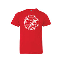 holiday baking crew kids t-shirt - red - christmas t-shirt - soft and spun apparel