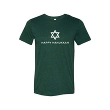 happy hanukkah t-shirt - emerald - soft and spun apparel