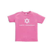 happy hanukkah toddler tee - ballerina - holiday kids clothes - soft and spun apparel