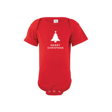 merry christmas onesie - red - christmas baby clothes - soft and spun apparel