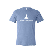 merry christmas t-shirt - blue - soft and spun apparel