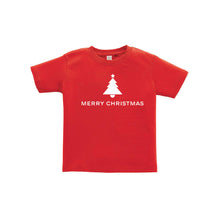 merry christmas toddler tee - red - kids christmas clothes - soft and spun apparel
