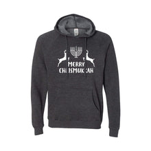 merry chrismukkah hoodie - carbon - christmas sweatshirt - soft and spun apparel