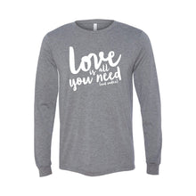 love is all you need and vodka t-shirt - gray - soft and spun apparel