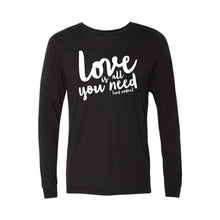 love is all you need and vodka t-shirt - black - soft and spun apparel
