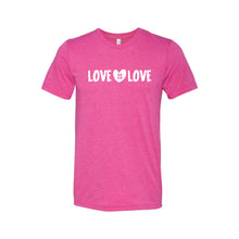love is love t-shirt - berry - soft and spun apparel