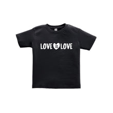 love is love toddler tee - black - soft and spun apparel