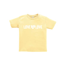love is love toddler tee - butter - soft and spun apparel