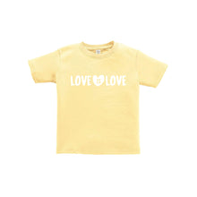 love is love toddler tee - butter - soft and spun apparel