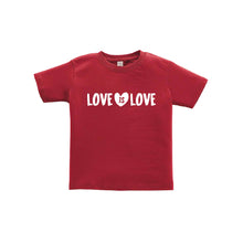 love is love toddler tee - garnet - soft and spun apparel