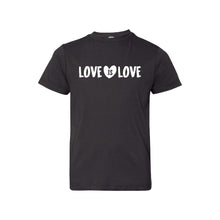 love is love kids t-shirt - black - soft and spun apparel