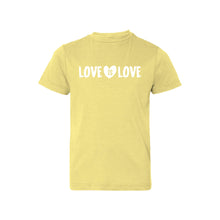 love is love kids t-shirt - butter - soft and spun apparel