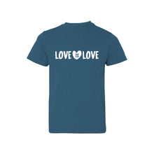 love is love kids t-shirt - indigo - soft and spun apparel