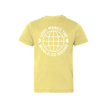 love makes the world go round - butter - soft and spun apparel