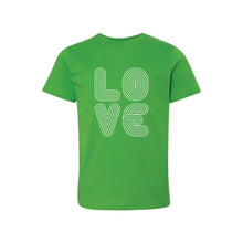 love lines kids t-shirt - apple - soft and spun apparel