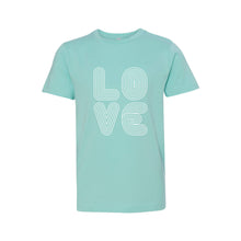 love lines kids t-shirt - caribbean - soft and spun apparel