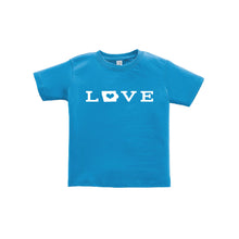 love - iowa - toddler tee- cobalt - soft and spun apparel