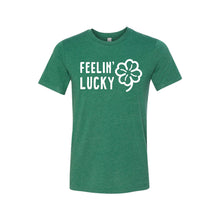 Feelin' Lucky St Patrick's Day T-Shirt - Grass Green - Soft & Spun Apparel