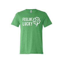 Feelin' Lucky St Patrick's Day T-Shirt - Green - Soft & Spun Apparel