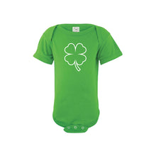 St Patrick's Day Shamrock Onesie - Apple - Soft and Spun Apparel