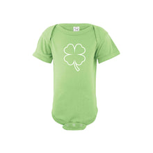 St Patrick's Day Shamrock Onesie - Key Lime - Soft and Spun Apparel