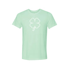 st patricks day shamrock t-shirt - mint - soft and spun apparel