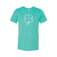 st patricks day shamrock t-shirt - sea green - soft and spun apparel
