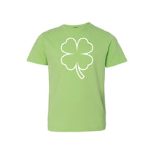st patricks day shamrock kids t-shirt - key lime - soft and spun apparel