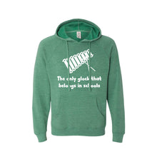 the only glock that belongs in schools pullover hoodie - sea green - soft and spun apparel