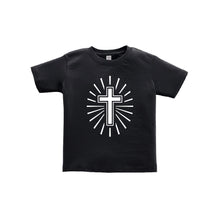 cross toddler tee - black - soft and spun apparel