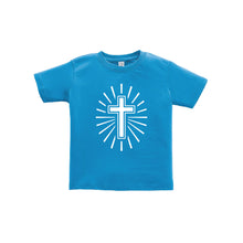 cross toddler tee - cobalt - soft and spun apparel