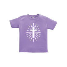 cross toddler tee - lavender - soft and spun apparel