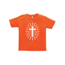 cross toddler tee - orange - soft and spun apparel
