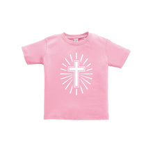 cross toddler tee - pink - soft and spun apparel