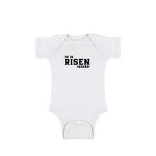 he is risen indeed onesie - easter onesie - white - soft and spun apparel