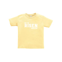 he is risen indeed toddler tee - easter toddler tee - butter - soft and spun apparel