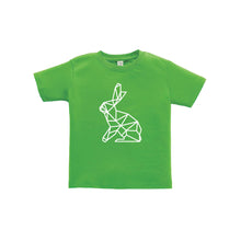 geometric easter bunny toddler tee - apple - soft and spun apparel