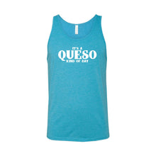 It's A Queso Kind of Day Men's Tank-XS-Aqua-soft-and-spun-apparel