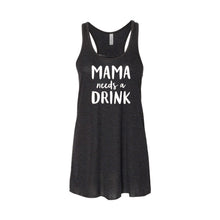 Mama Needs a Drink Women's Tank-XS-Black Heather-soft-and-spun-apparel