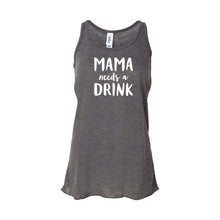 Mama Needs a Drink Women's Tank-XS-Dark Grey Heather-soft-and-spun-apparel