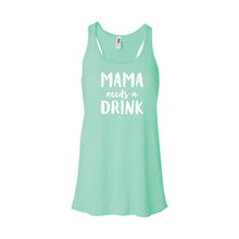 Mama Needs a Drink Women's Tank-XS-Mint-soft-and-spun-apparel