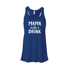 Mama Needs a Drink Women's Tank-XS-True Royal-soft-and-spun-apparel