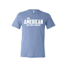 I Am American T-Shirt-XS-Blue-soft-and-spun-apparel