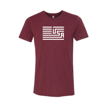 USA Flag T-Shirt-XS-Cardinal-soft-and-spun-apparel