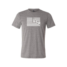 USA Flag T-Shirt-XS-Grey-soft-and-spun-apparel