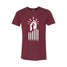 Statue of Liberty Freedom T-Shirt-XS-Cardinal-soft-and-spun-apparel
