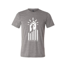 Statue of Liberty Freedom T-Shirt-XS-Grey-soft-and-spun-apparel