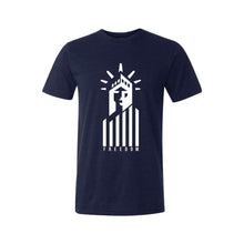 Statue of Liberty Freedom T-Shirt-XS-Navy-soft-and-spun-apparel