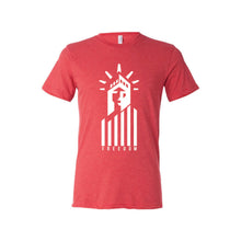 Statue of Liberty Freedom T-Shirt-XS-Red-soft-and-spun-apparel